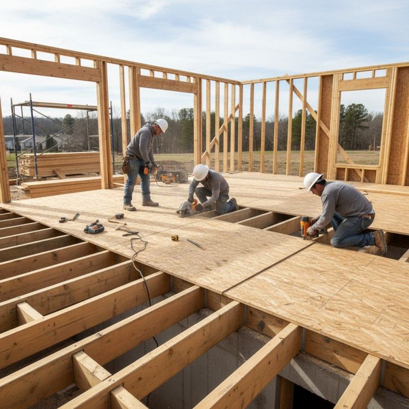 Subfloor Leveling detail